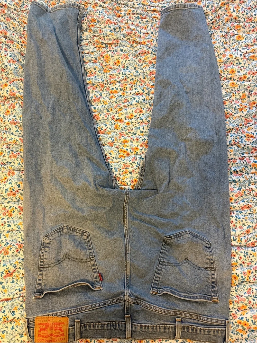 Levi's Light Wash Straight-Leg Jeans